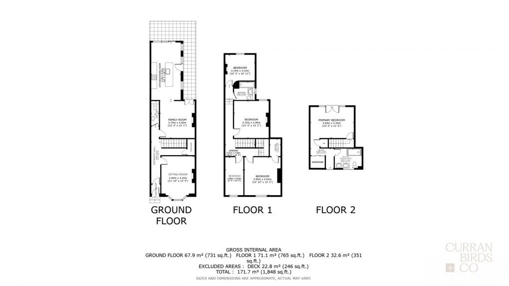 Floorplan for Ecclesbourne Avenue, Duffield, Belper