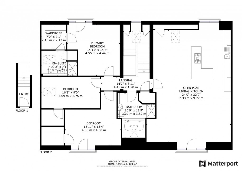 Floorplan for Auckland Place, Duffield, Belper