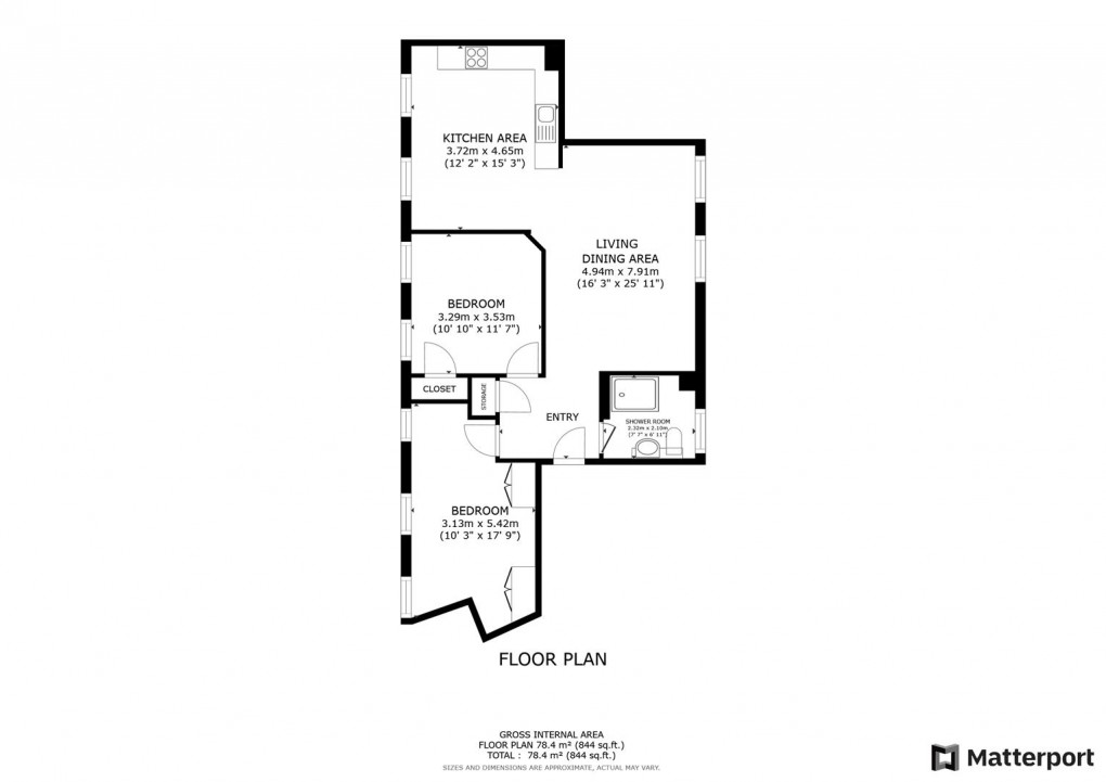 Floorplan for Middle Mill, Brookbridge Court, Derby