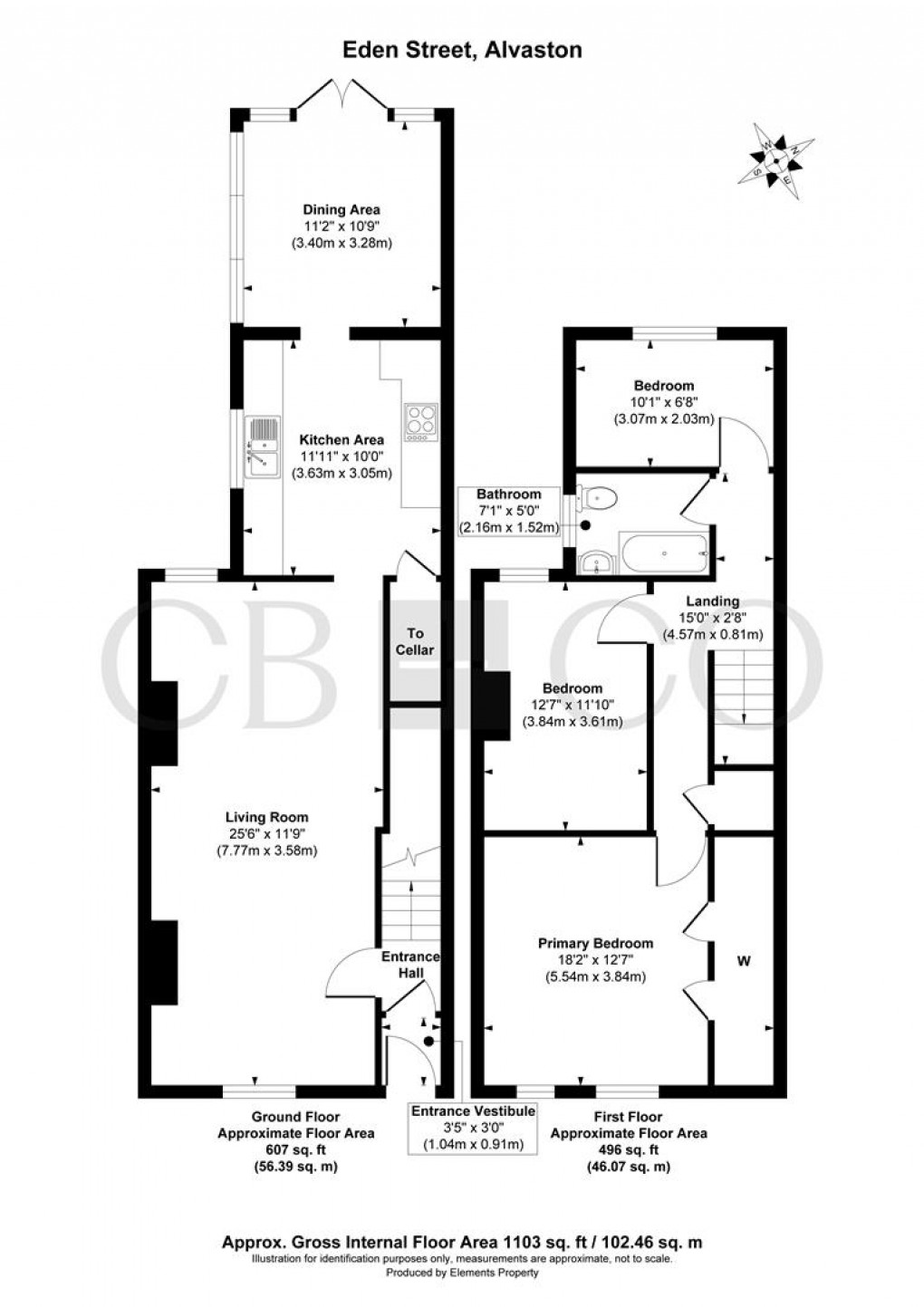 Floorplan for Eden Street, Alvaston, Derby