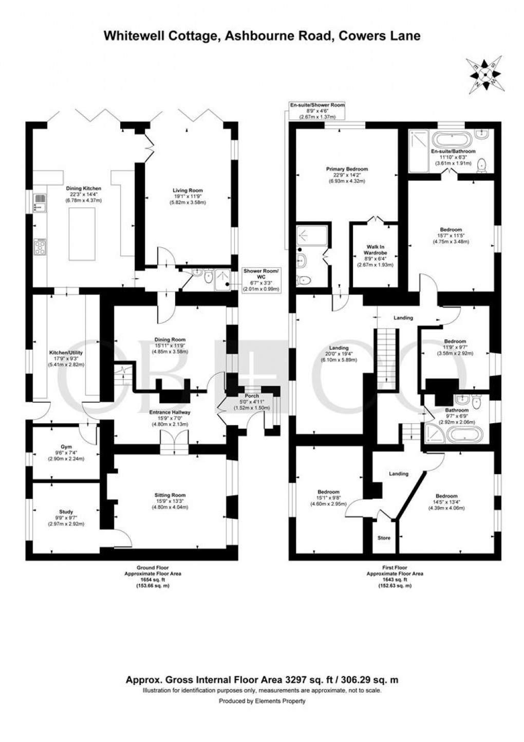 Floorplan for Ashbourne Road, Cowers Lane, Belper
