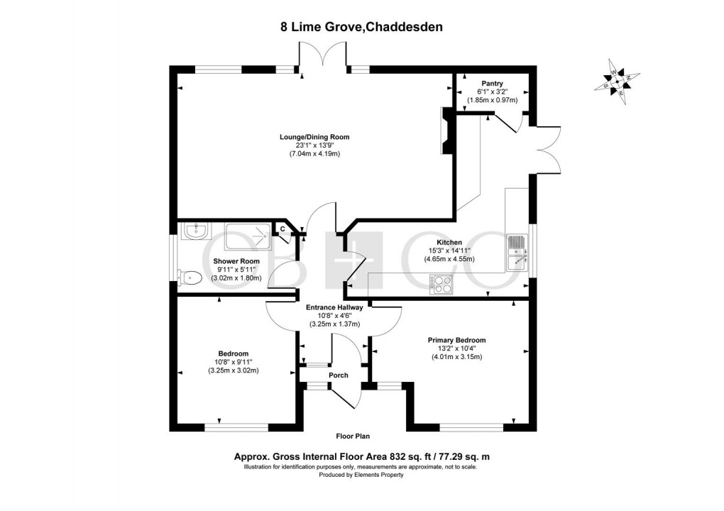 Floorplan for Lime Grove, Chaddesden, Derby