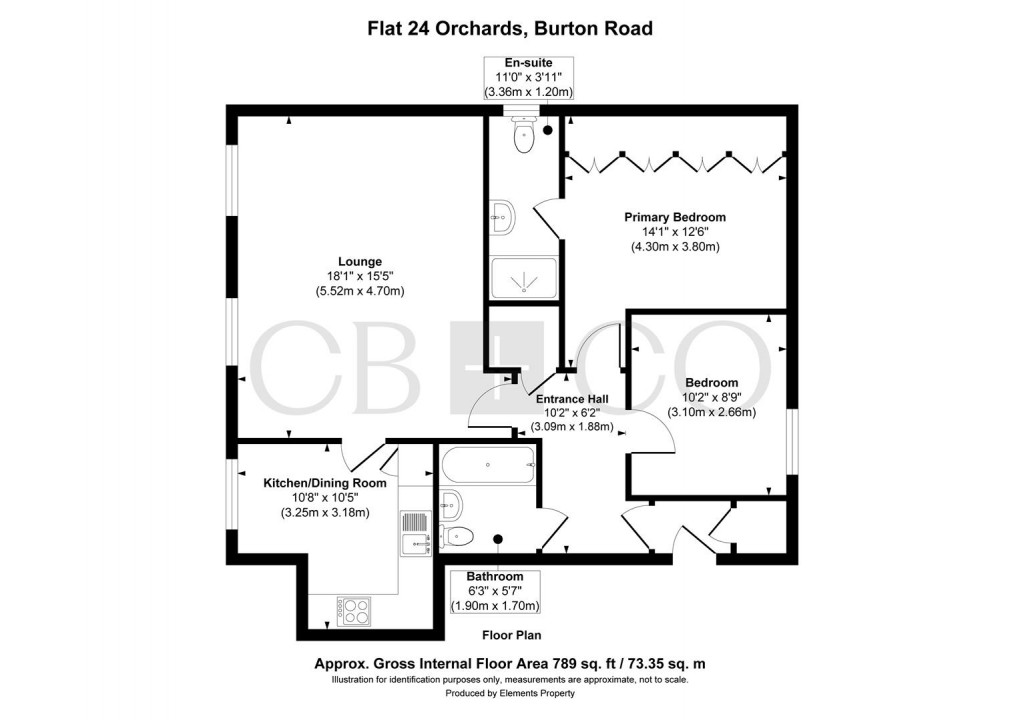 Floorplan for Burton Road, Derby
