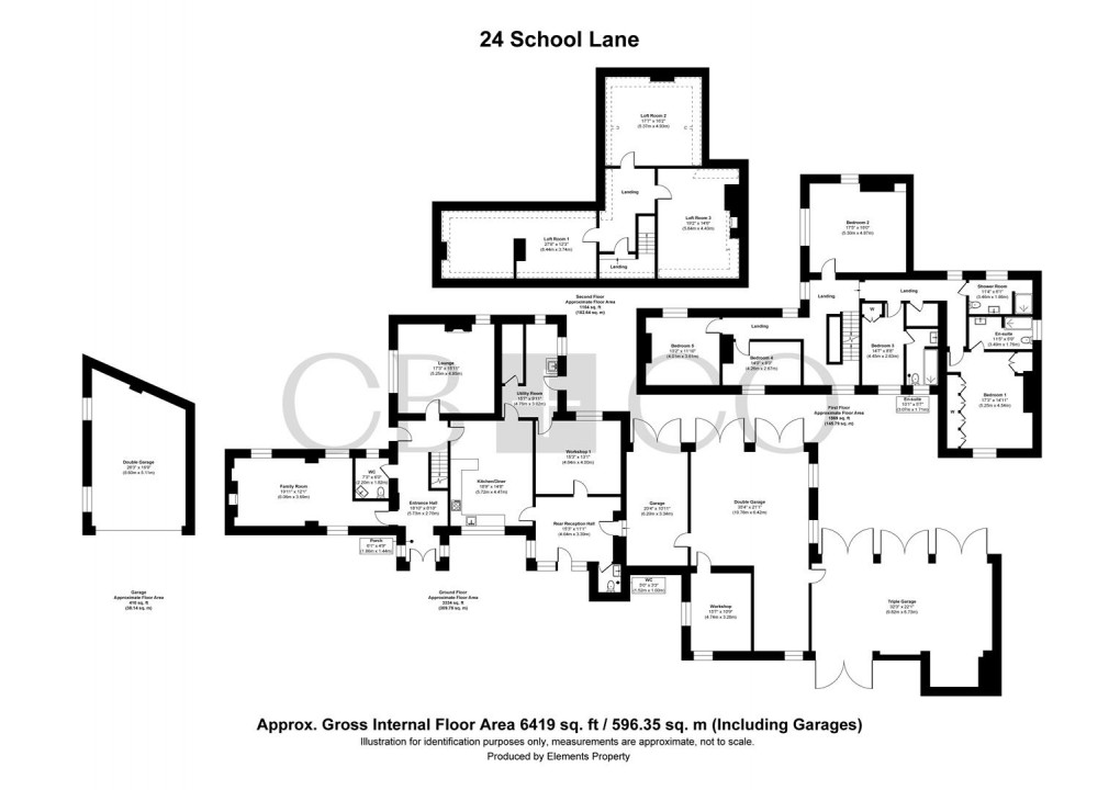 Floorplan for School Lane, Chellaston, Derby