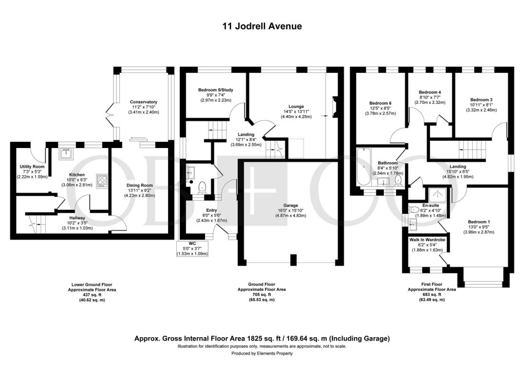 Floorplan for Jodrell Avenue, Belper