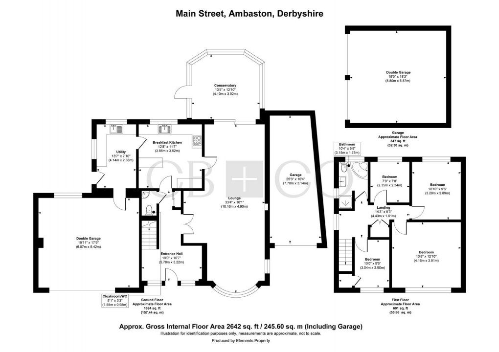 Floorplan for Main Street, Ambaston, Derby