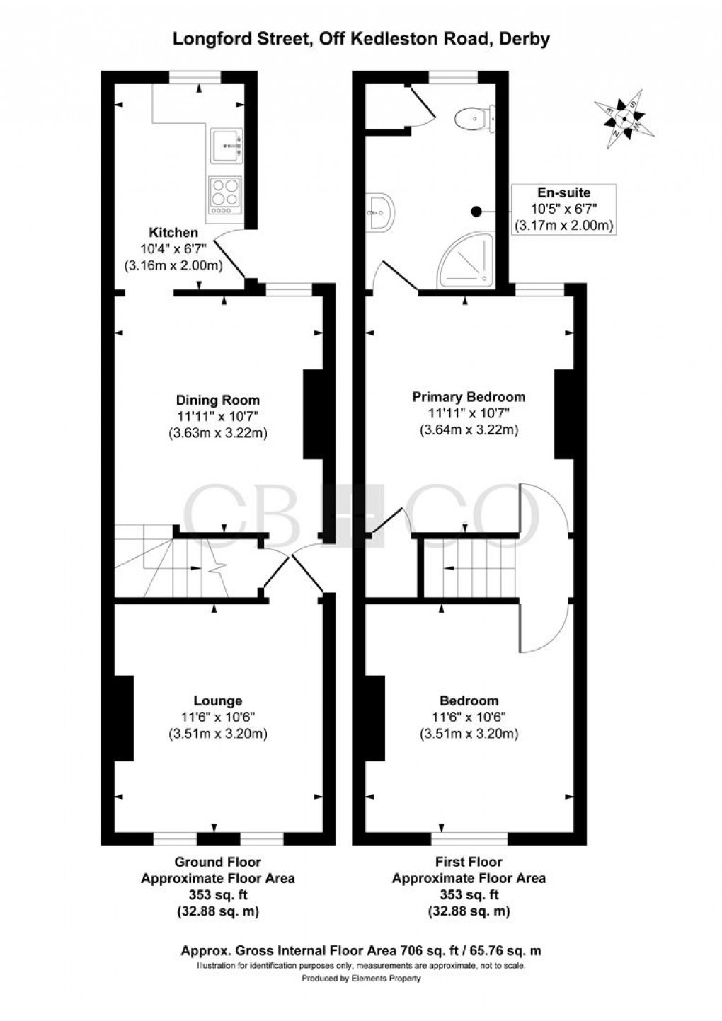 Floorplan for Longford Street, Off Kedleston Road, Derby
