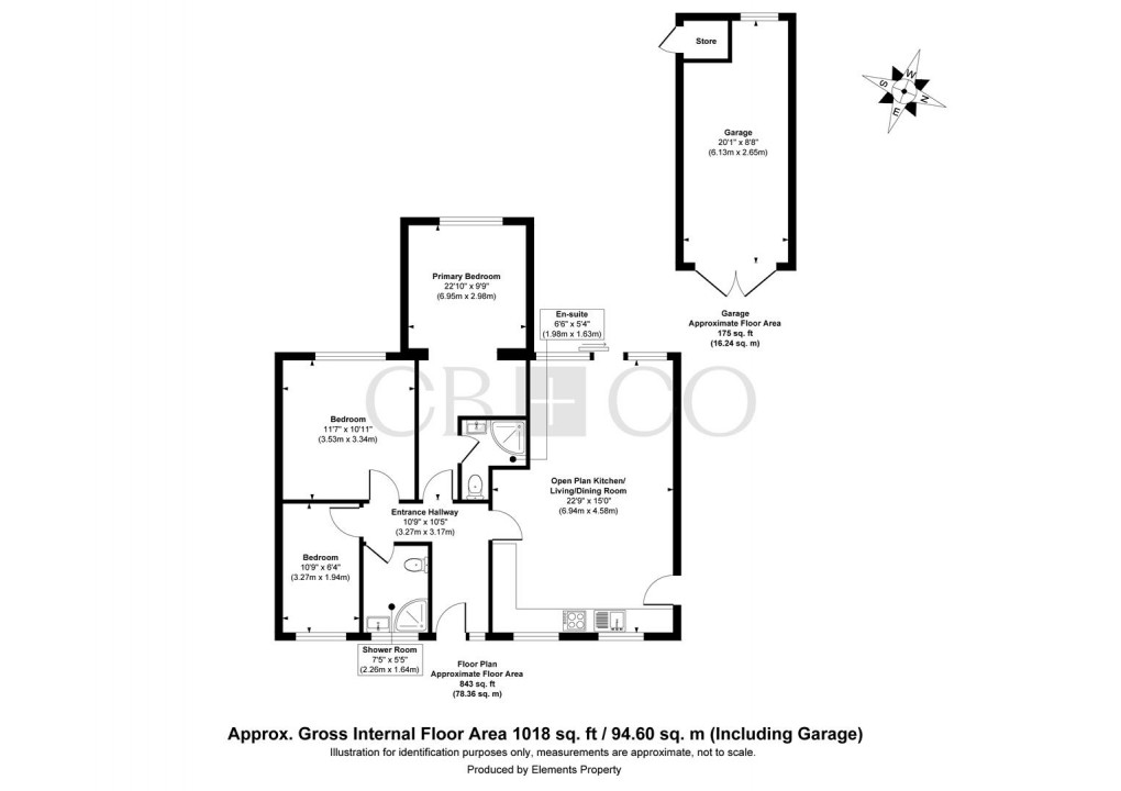Floorplan for Hulland View, Allestree, Derby