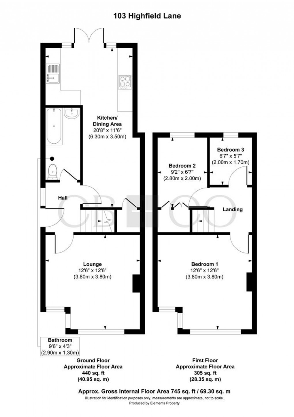 Floorplan for Highfield Lane, Chaddesden, Derby