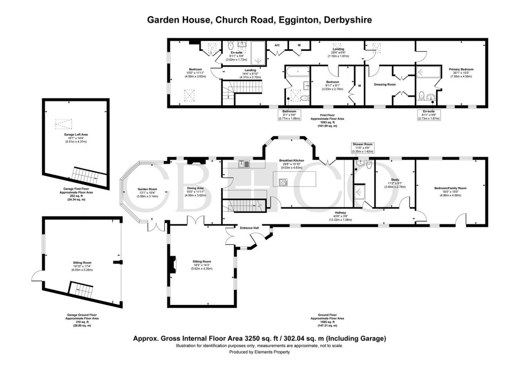 Floorplan for Church Road, Egginton, Derby