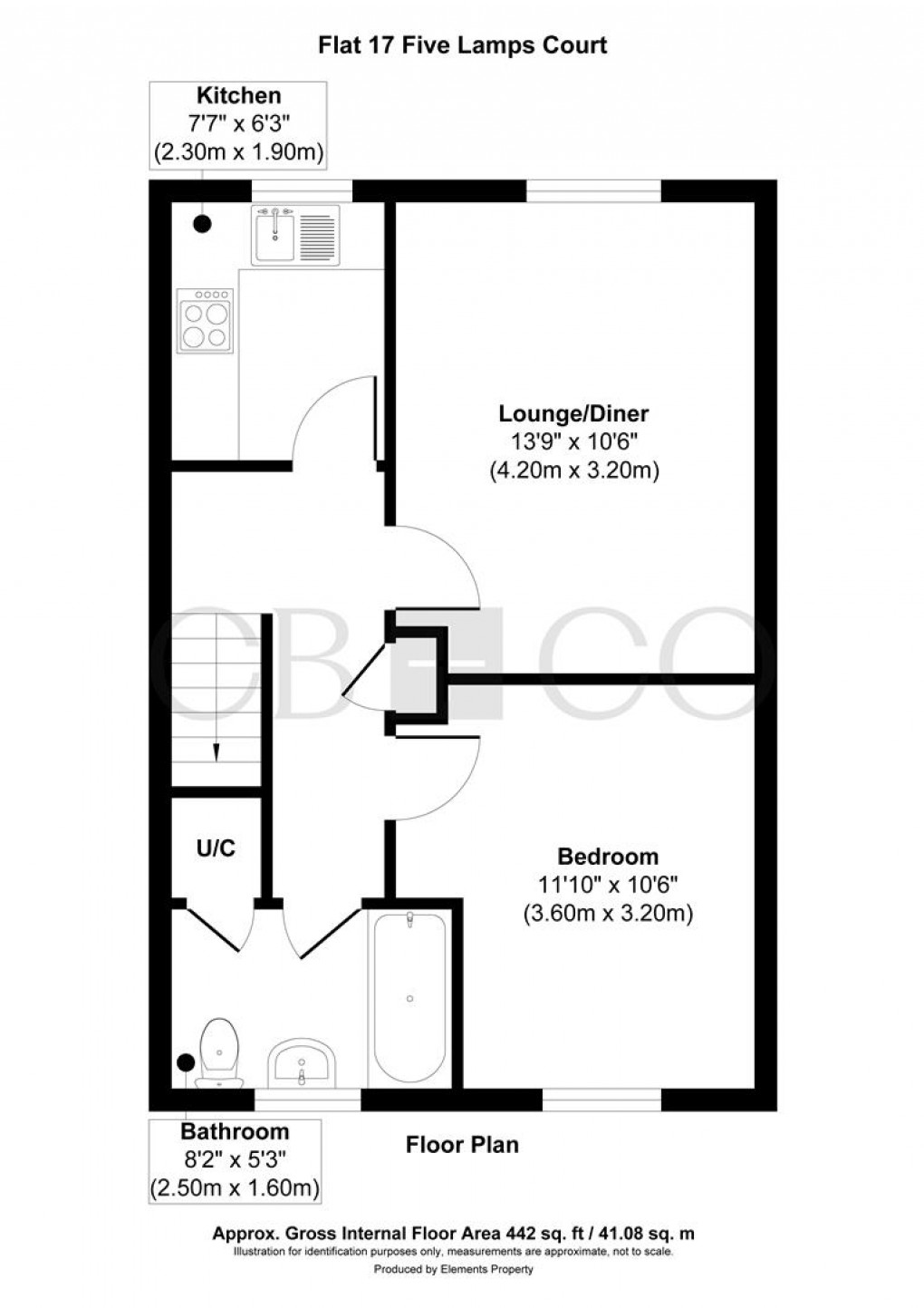 Floorplan for Kedleston Street, Derby