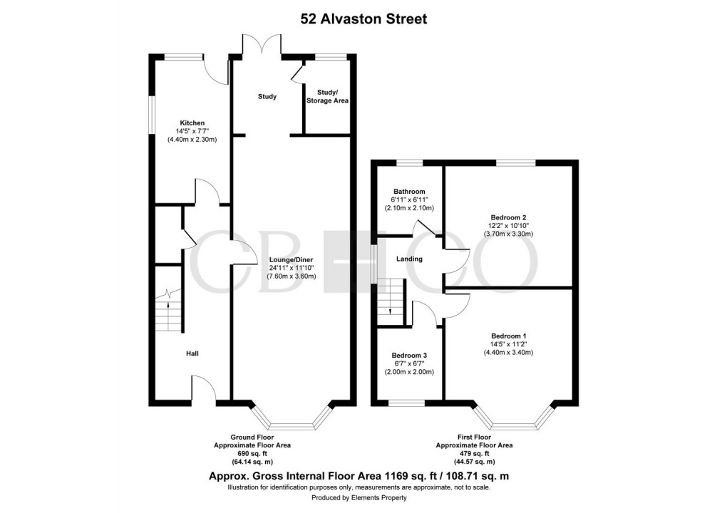 Floorplan for Alvaston Street, Alvaston, Derby
