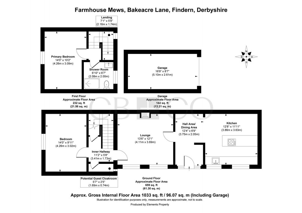 Floorplan for Bakeacre Lane, Findern, Derby