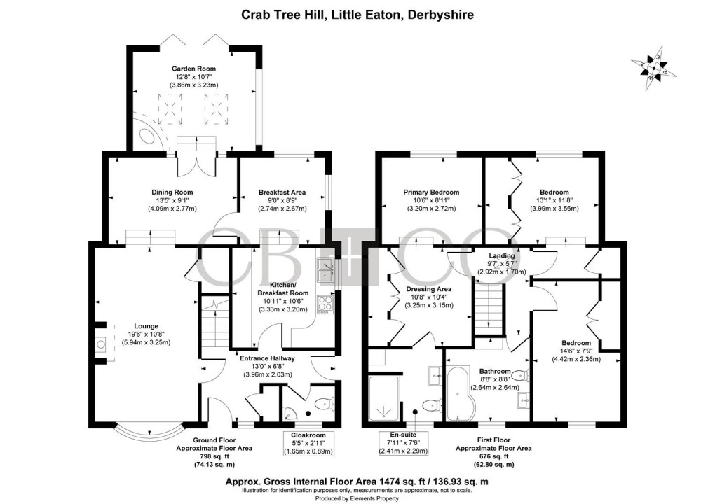 Floorplan for Crab Tree Hill, Little Eaton, Derby