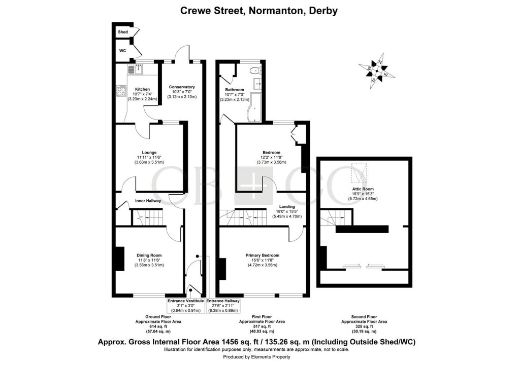 Floorplan for Crewe Street, Derby