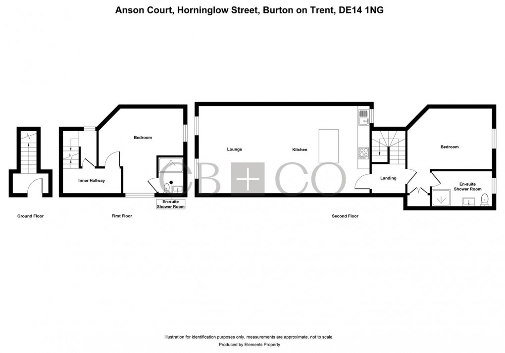 Floorplan for Horninglow Street, Burton