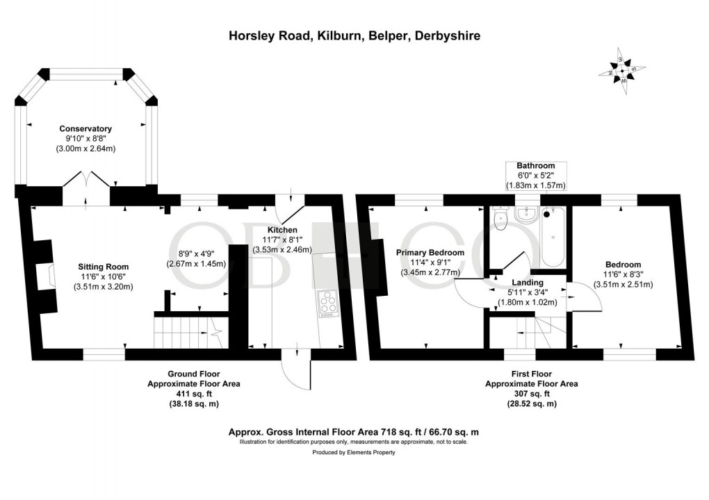 Floorplan for Horsley Road, Kilburn, Belper