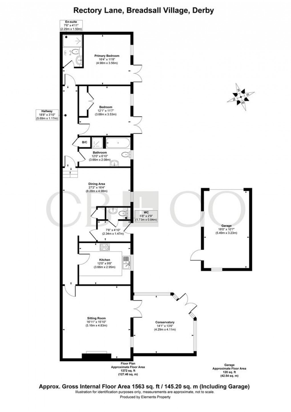 Floorplan for Rectory Lane, Breadsall, Derby