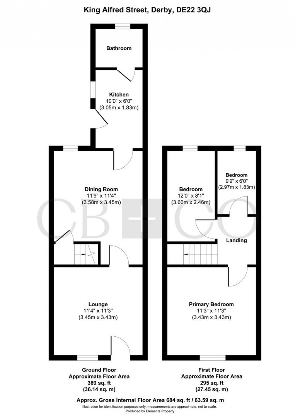 Floorplan for King Alfred Street, Derby