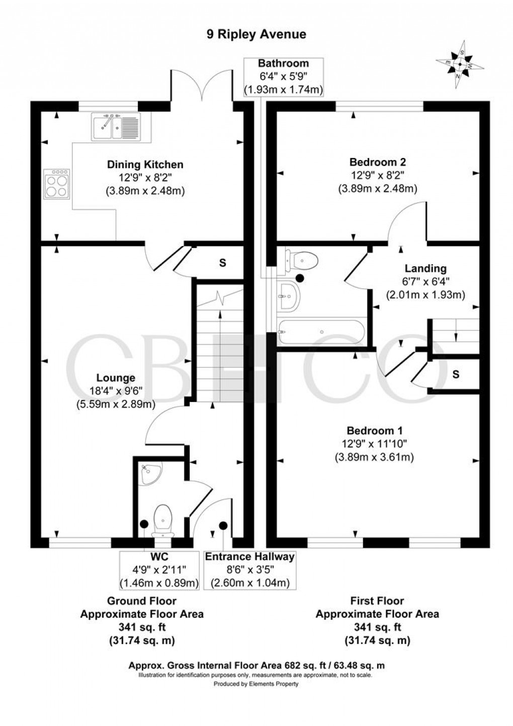 Floorplan for Ripley Avenue, Chellaston, Derby