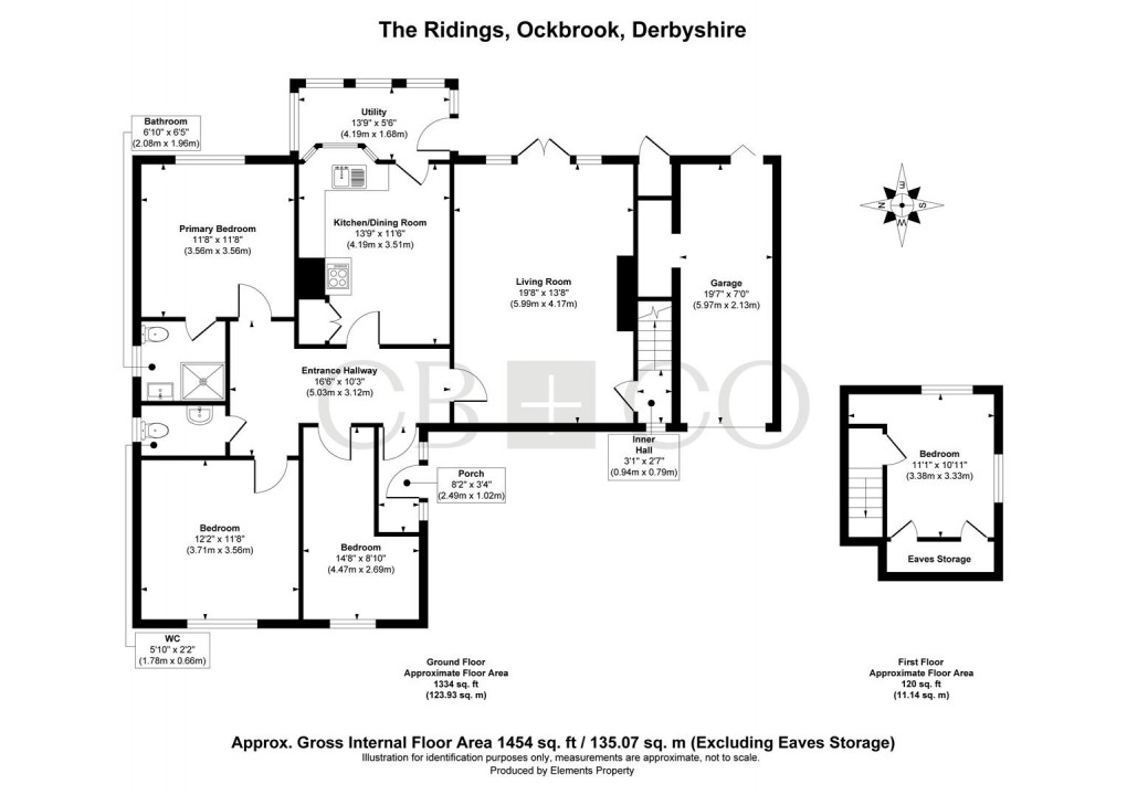 Floorplan for The Ridings, Ockbrook, Derby