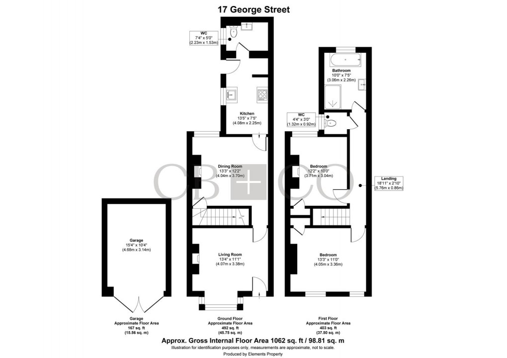 Floorplan for George Street, Belper