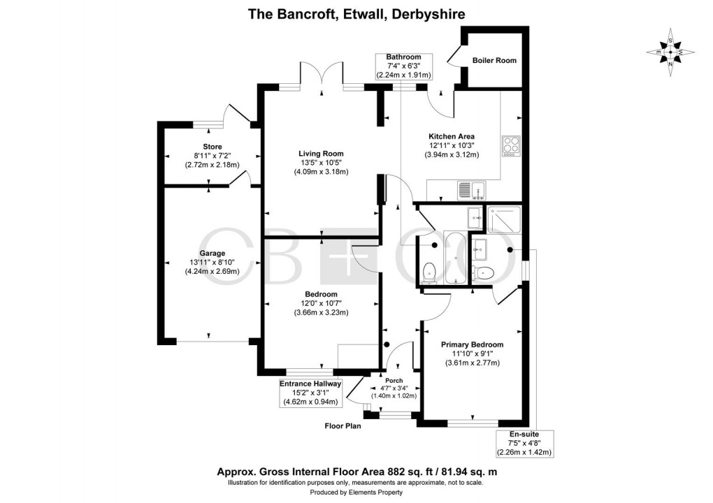 Floorplan for The Bancroft, Etwall, Derby