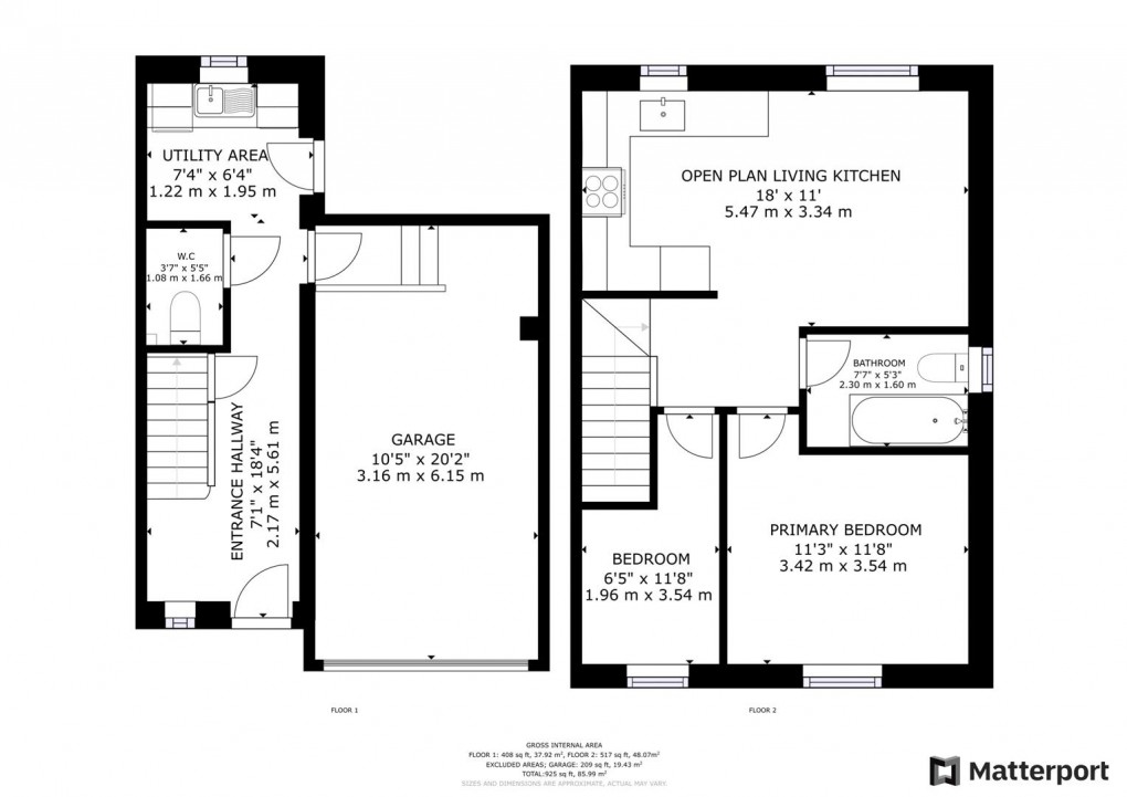 Floorplan for Vivian Street, Chester Green, Derby