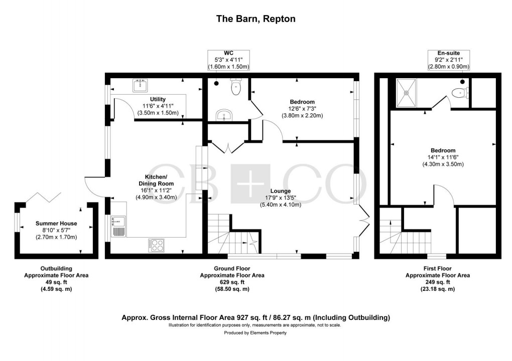 Floorplan for Main Street, Repton, Derby