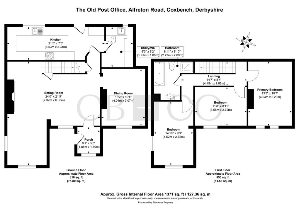 Floorplan for Alfreton Road, Coxbench, Derby