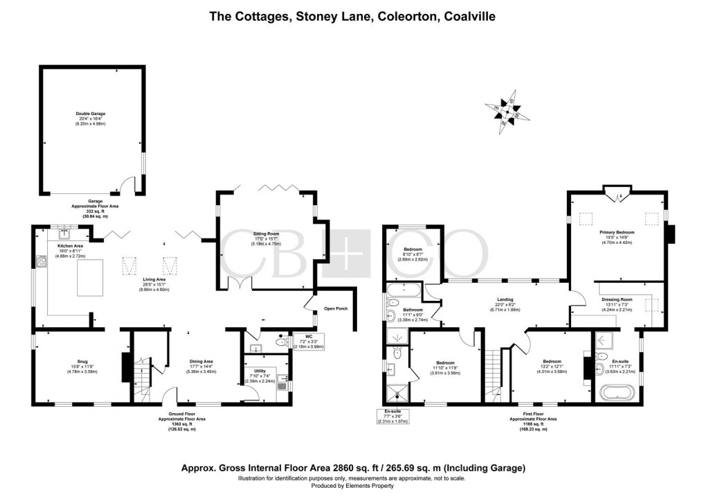 Floorplan for Stoney Lane, Coleorton, Coalville