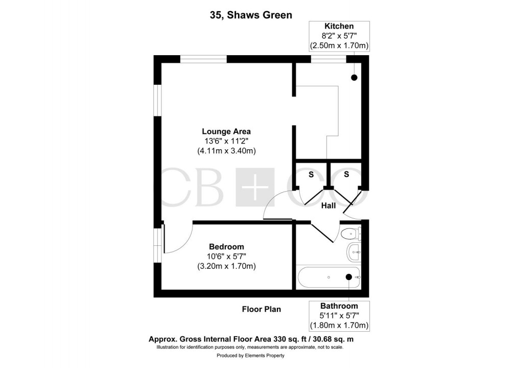 Floorplan for Shaws Green, Derby