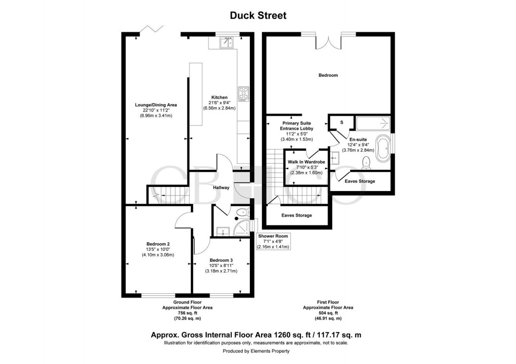 Floorplan for Duck Street, Egginton, Derby