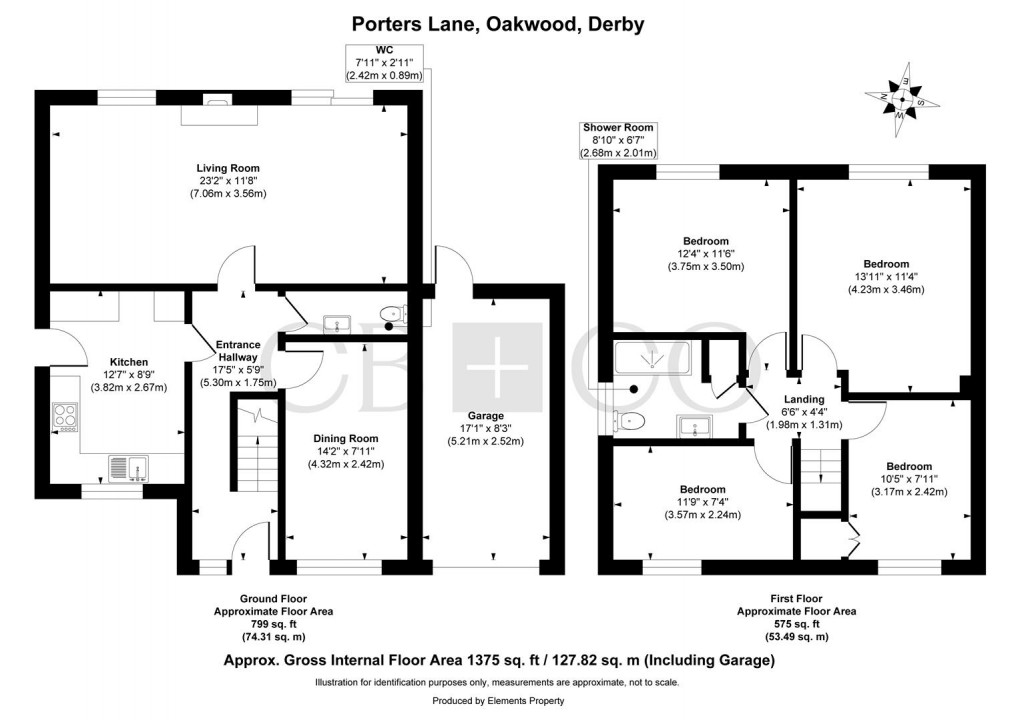 Floorplan for Porters Lane, Oakwood, Derby