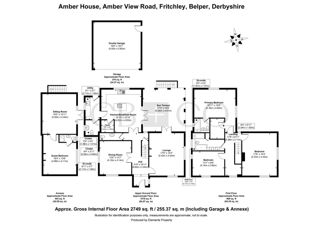 Floorplan for Amber View Road, Fritchley, Belper