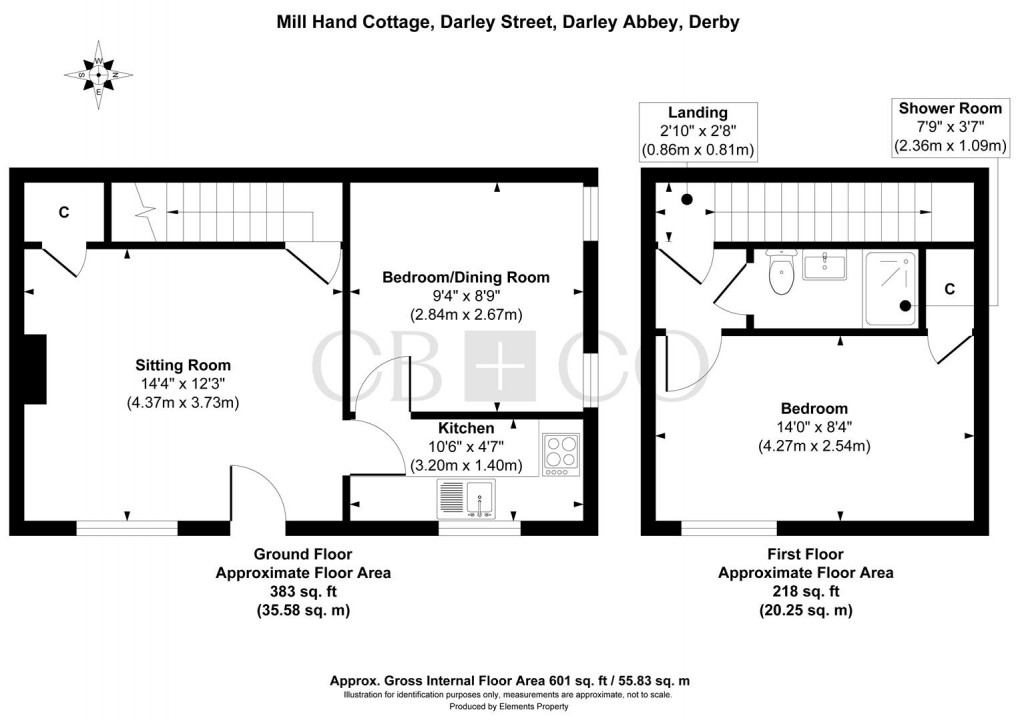 Floorplan for Darley Street, Darley Abbey, Derby