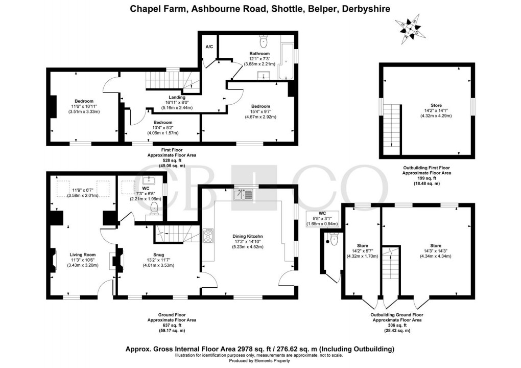 Floorplan for Ashbourne Road, Shottle Gate, Belper