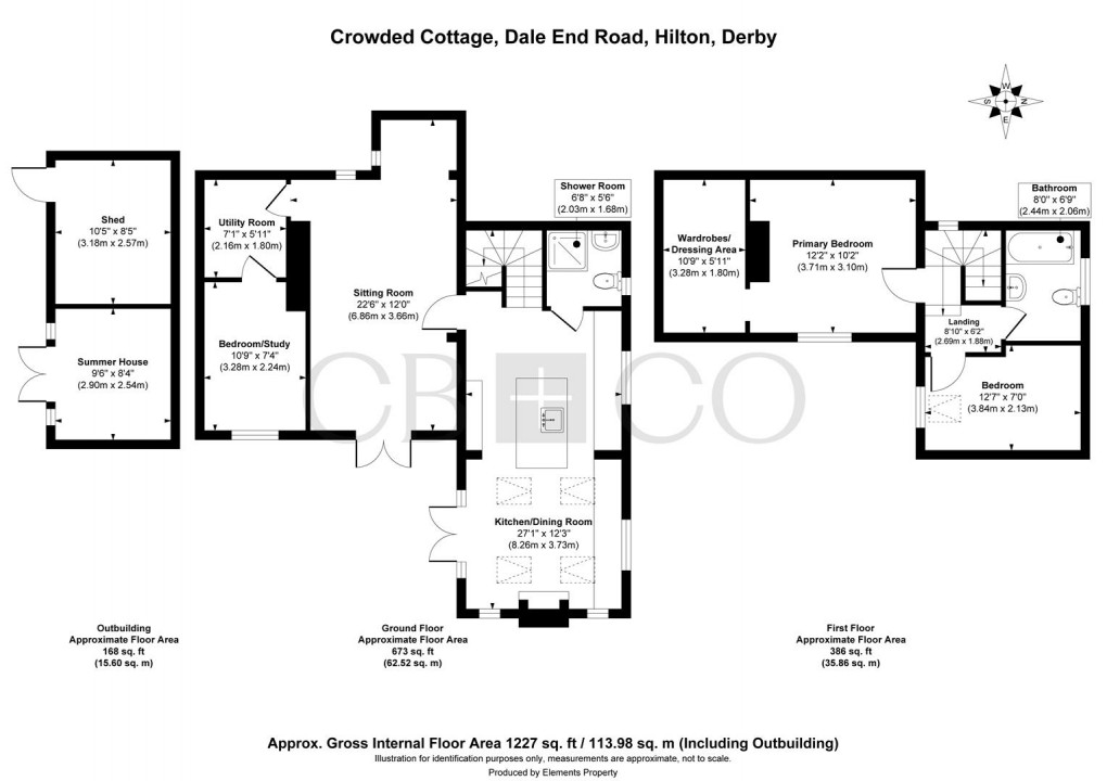 Floorplan for Dale End Road, Hilton, Derby