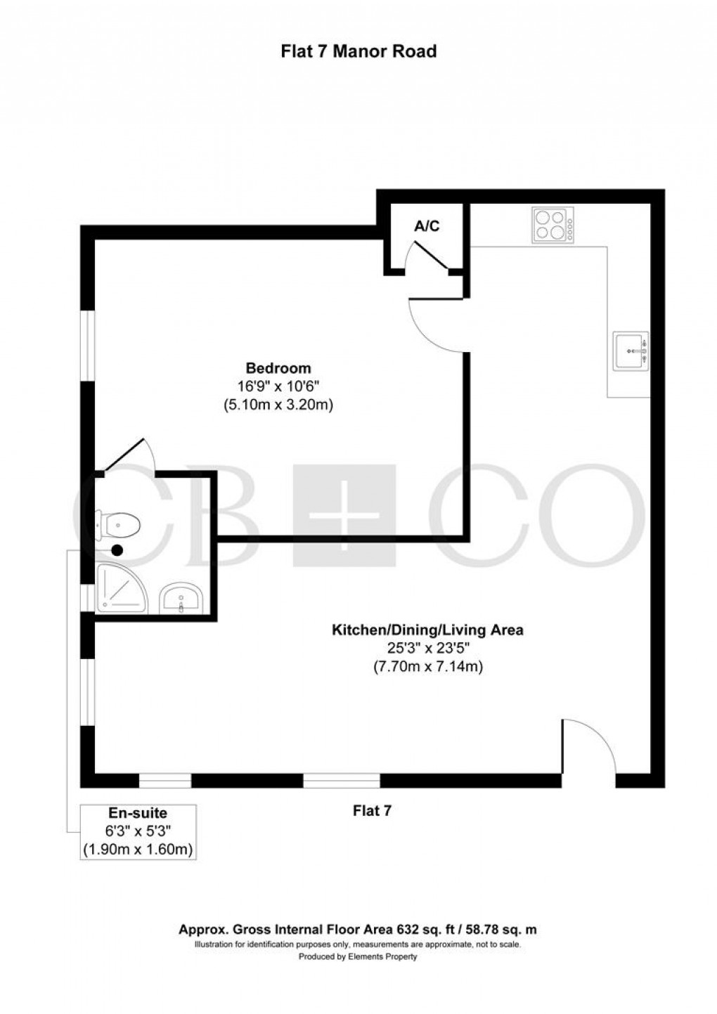 Floorplan for Manor Road, Derby