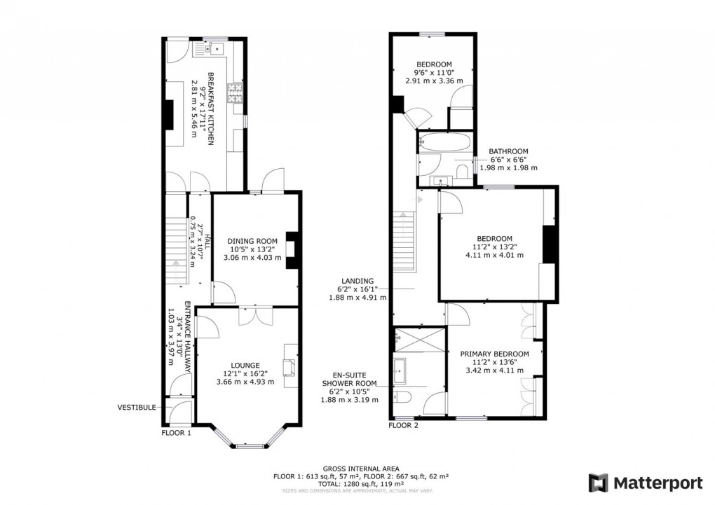 Floorplan for Bromley Street, Six Streets, Derby