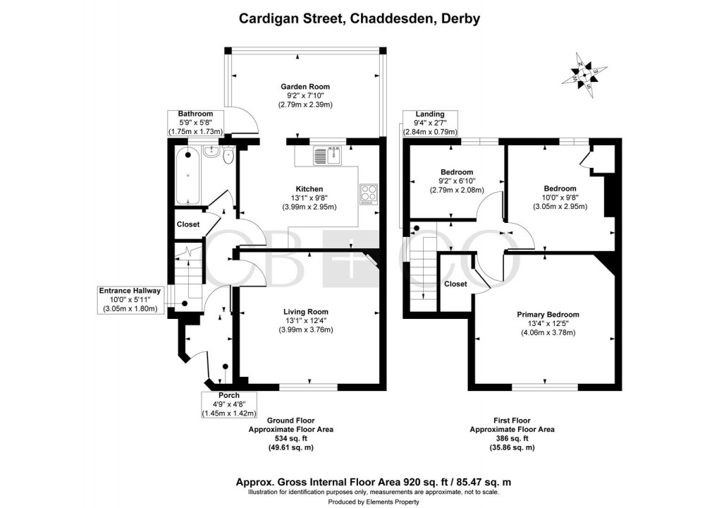 Floorplan for Cardigan Street, Derby