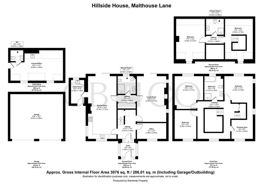 Floorplan for Malthouse Lane, Nether Heage, Belper