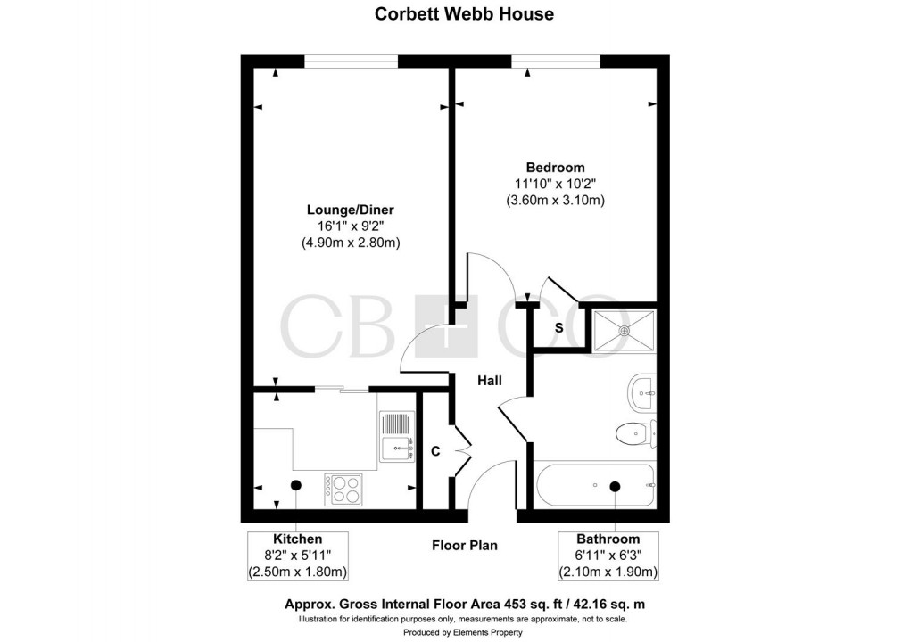 Floorplan for Burton Street, Tutbury, Burton-On-Trent