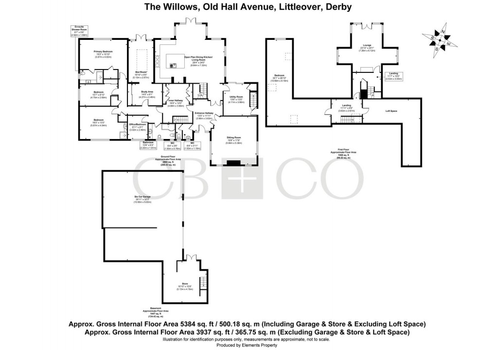 Floorplan for Old Hall Avenue, Littleover, Derby